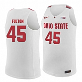 Ohio State Buckeyes #45 Connor Fulton White College Basketball Jersey Dzhi,baseball caps,new era cap wholesale,wholesale hats